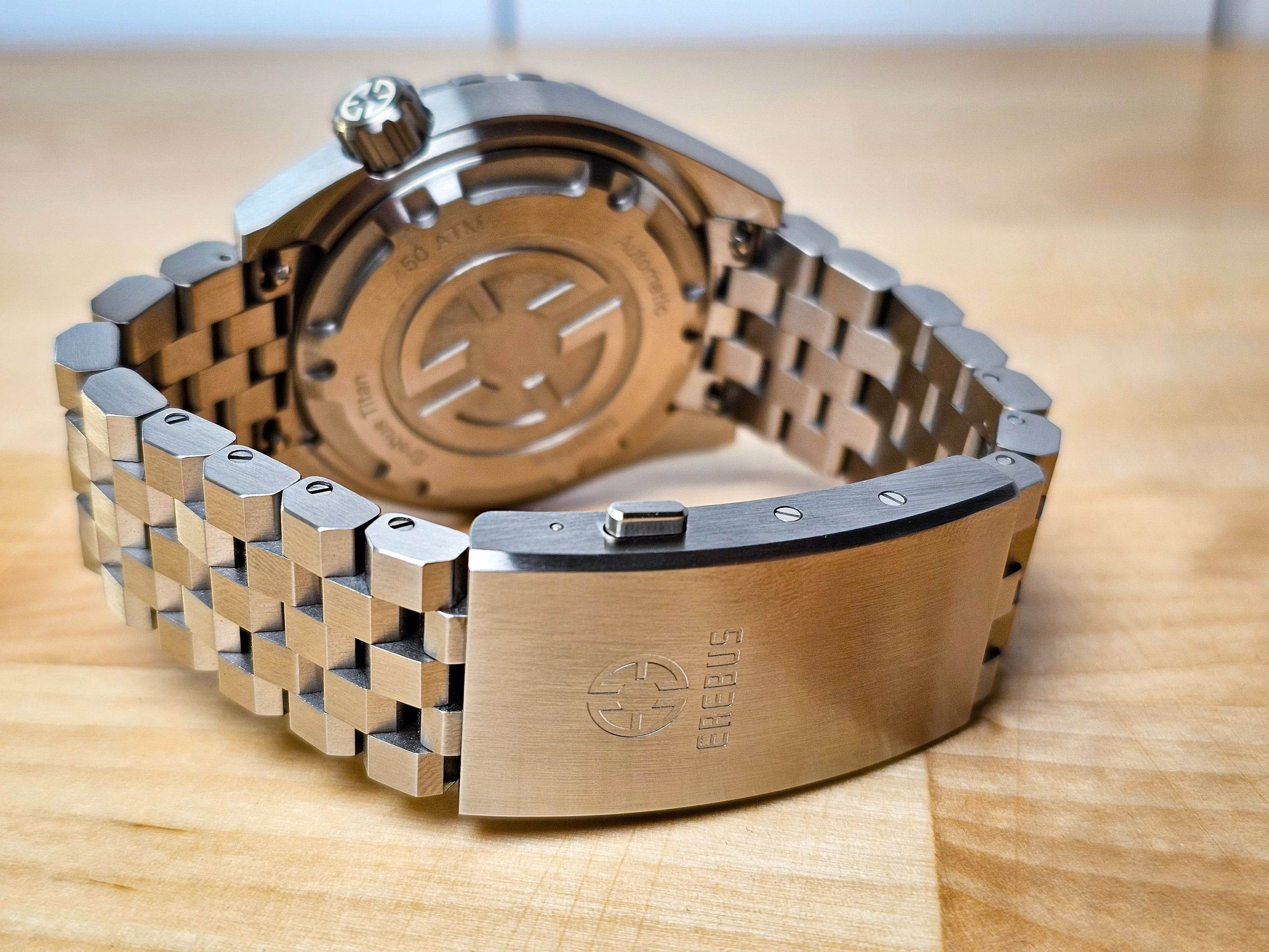 Erebus Titan Diver - Red Dial Blue Bezel - Excellent Condition - Image 8