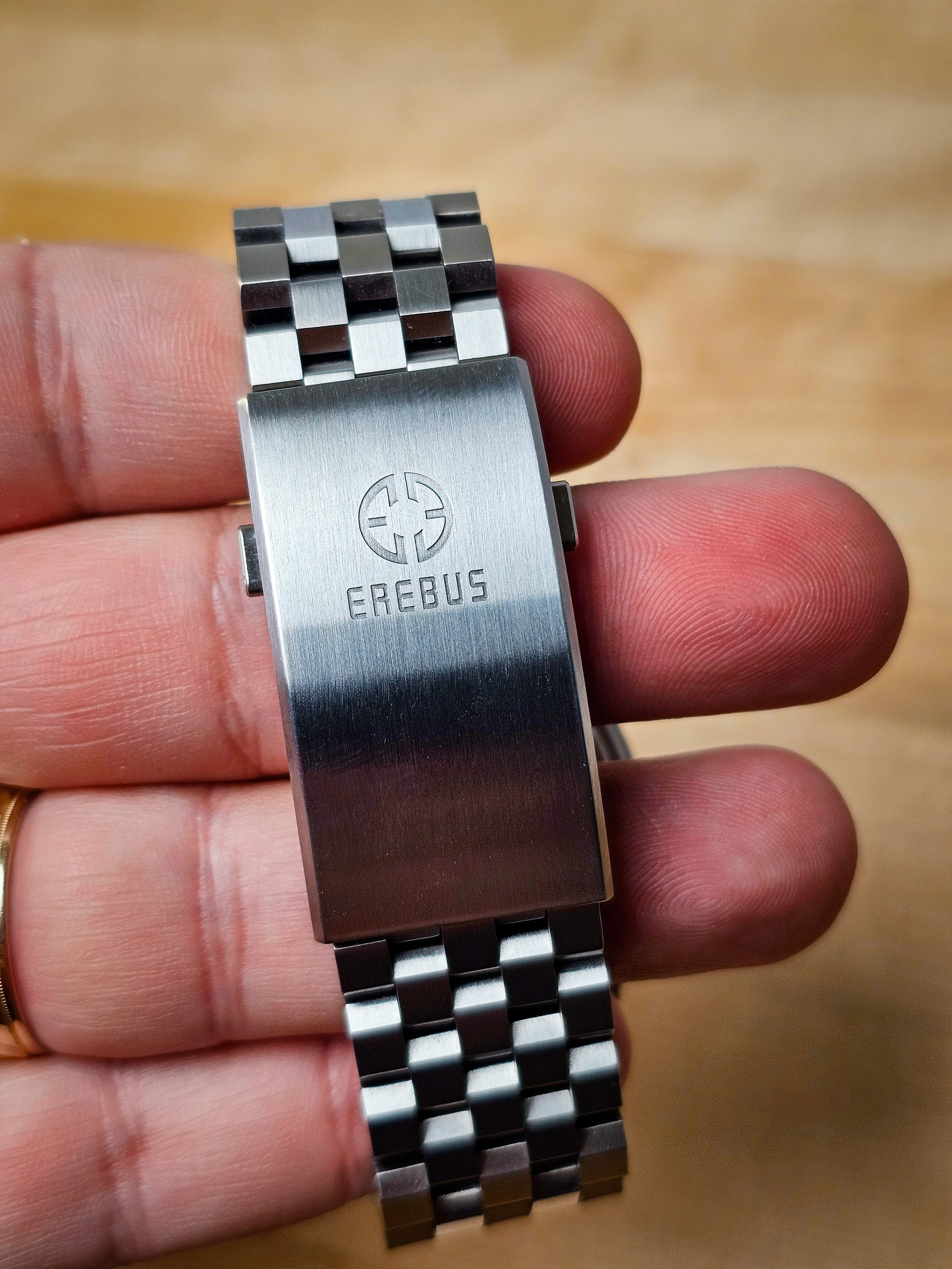 Erebus Titan Diver - Red Dial Blue Bezel - Excellent Condition - Image 7