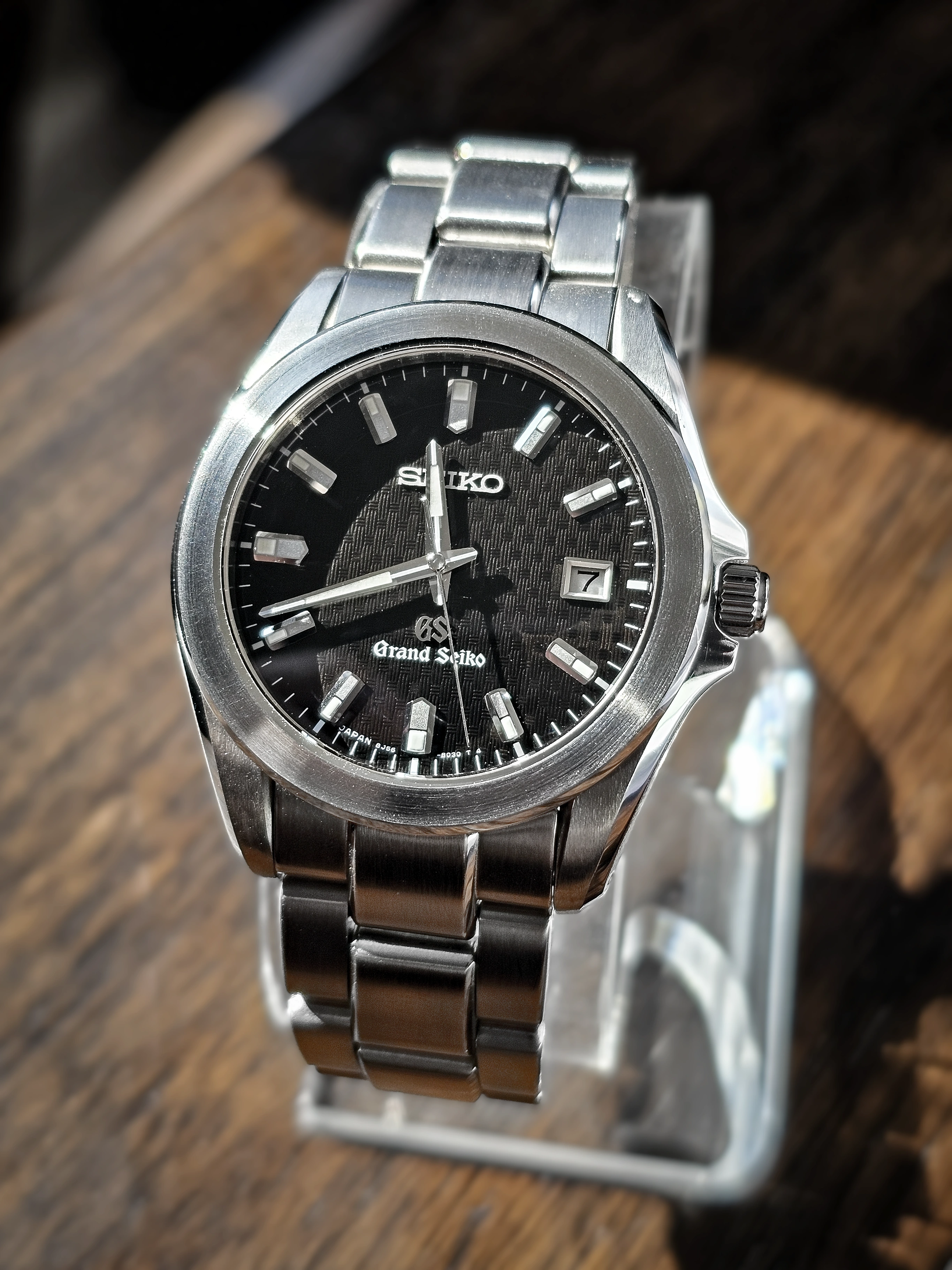 Grand Seiko SBGF021 Black Dial 38mm - High Accuracy Quartz - Image 1