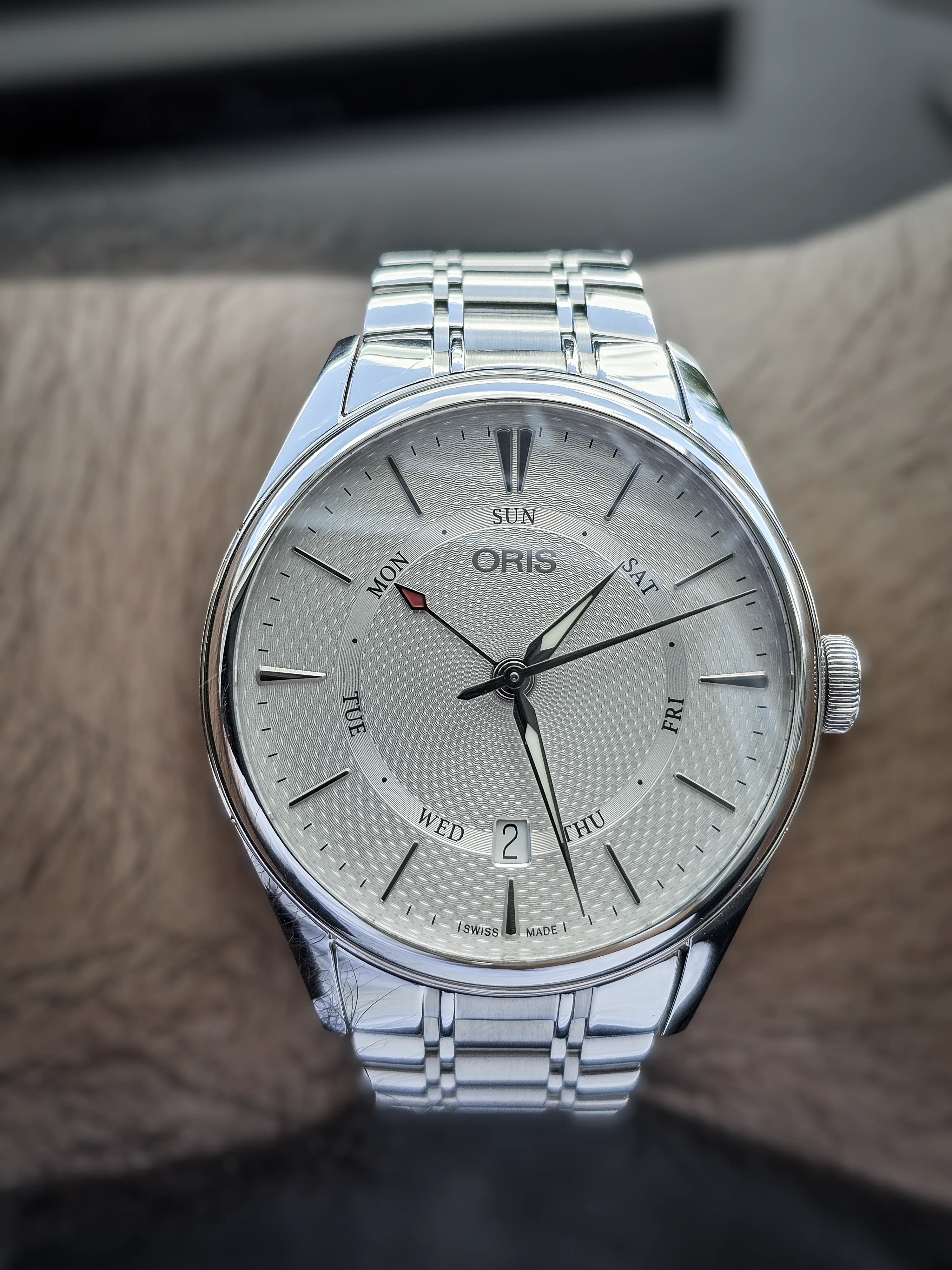 Oris Artelier Pointer Day Date Silver 40mm - 01 755 7742 4051 - Image 2