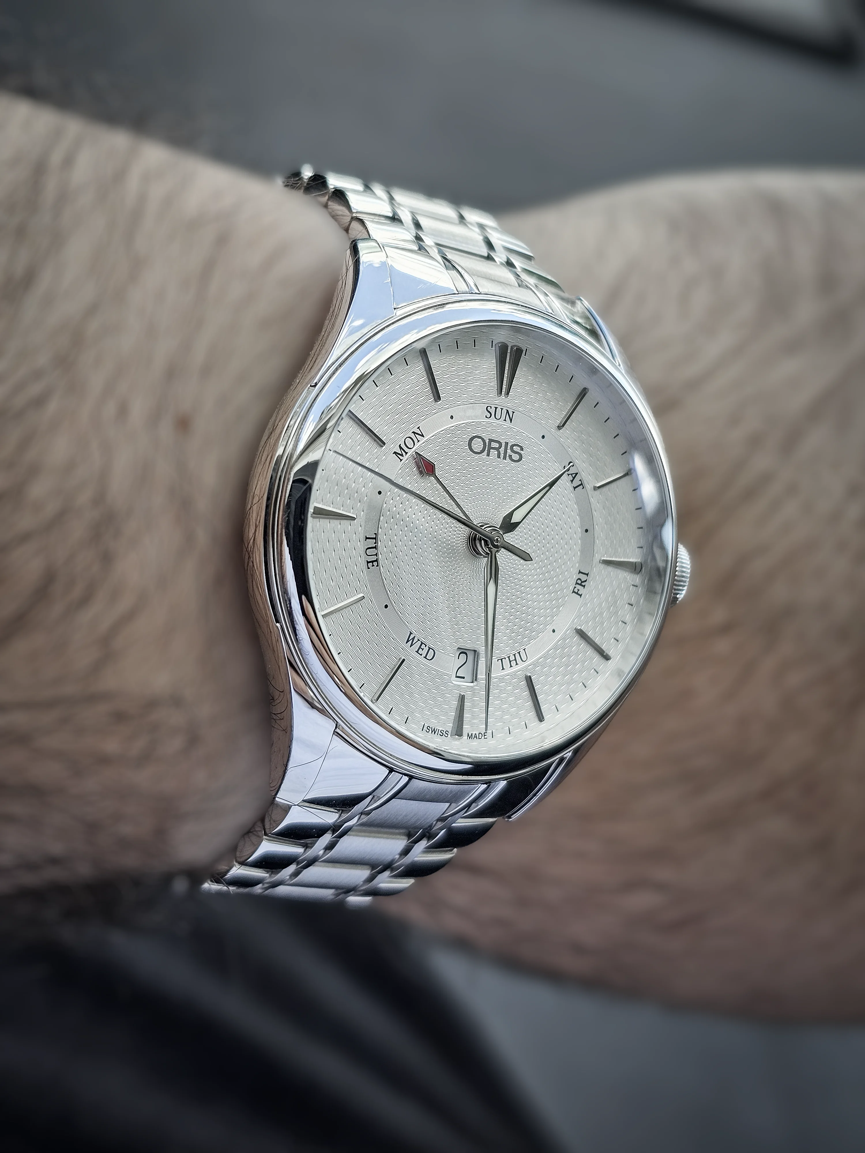 Oris Artelier Pointer Day Date Silver 40mm - 01 755 7742 4051 - Image 4