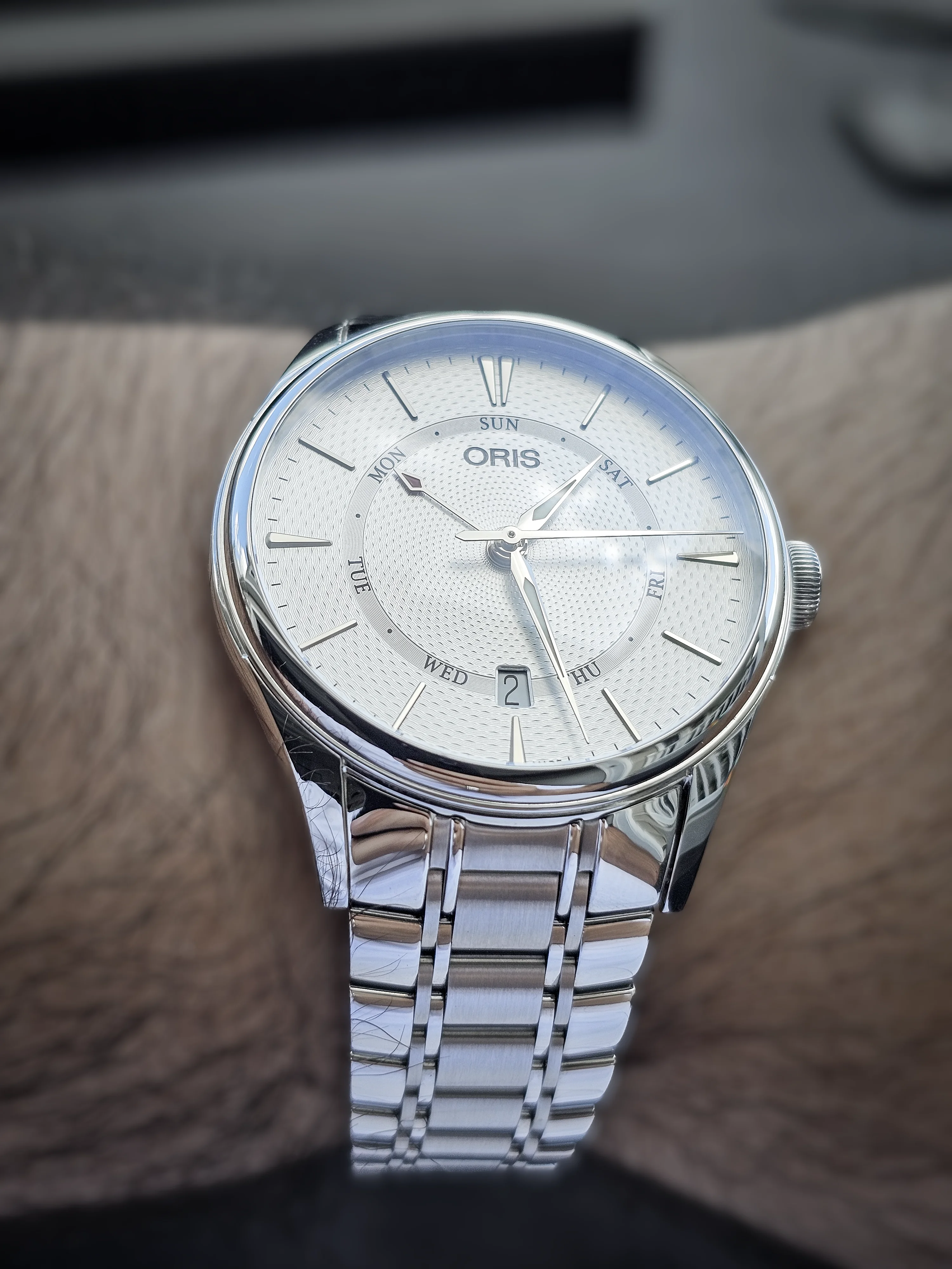 Oris Artelier Pointer Day Date Silver 40mm - 01 755 7742 4051 - Image 3