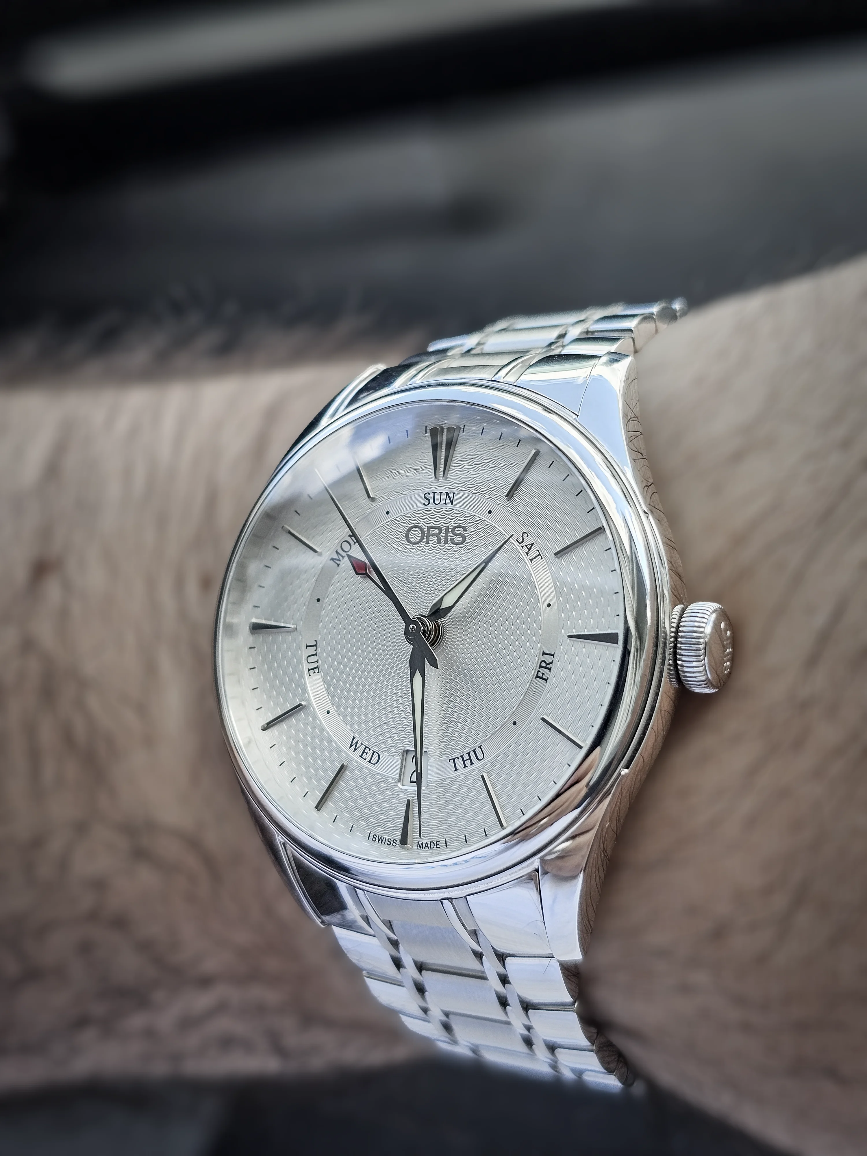 Oris Artelier Pointer Day Date Silver 40mm - 01 755 7742 4051 - Image 5