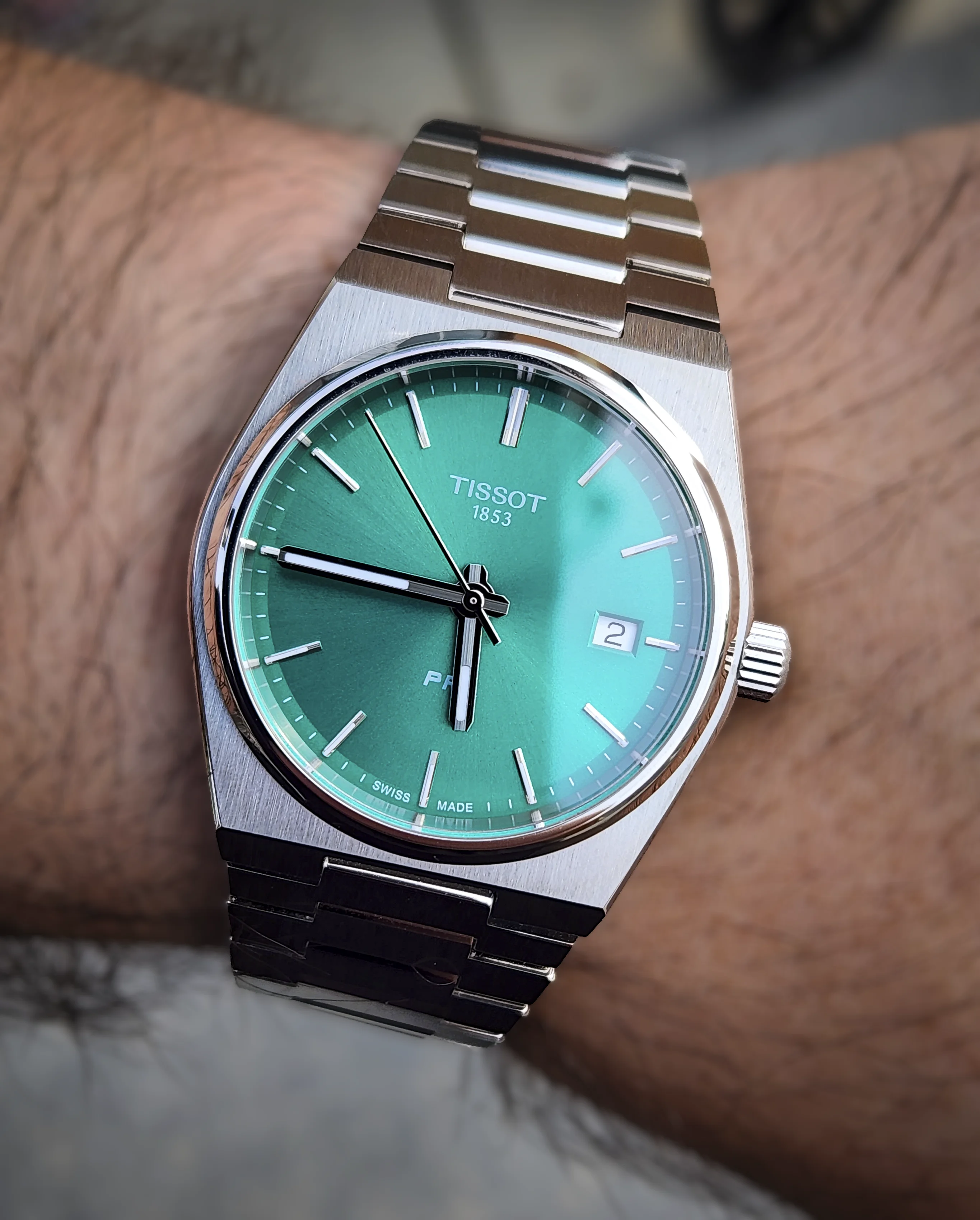 Tissot PRX 35mm Quartz Emerald Green Dial - T137.210.11.081.00 - Image 2