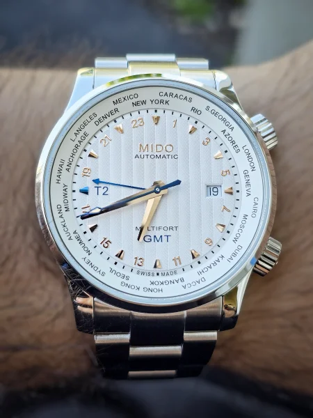 Mido Multifort GMT Silver Dial 42mm - M005.929.11.031.00